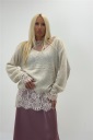maglioncino e maglia in pizzo lace